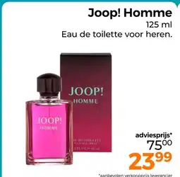 Trekpleister Joop! Homme aanbieding
