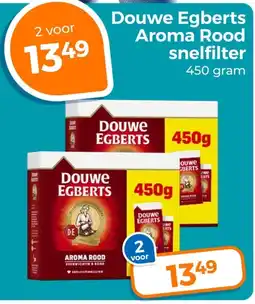 Trekpleister Douwe Egberts Aroma Rood snelfilter aanbieding