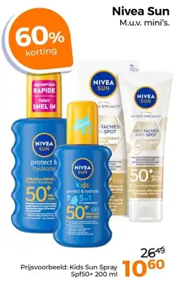 Trekpleister Nivea Sun aanbieding