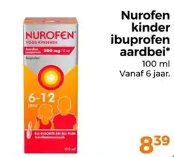 Trekpleister Nurofen kinder ibuprofen aardbei aanbieding