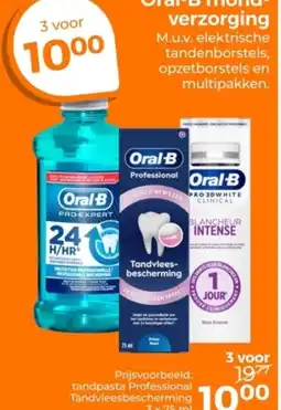 Trekpleister Oral-B mond- verzorging aanbieding
