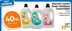 Trekpleister Marcel's Green Soap vloeibaar wasmiddel aanbieding