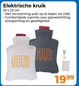 Trekpleister Elektrische kruik aanbieding