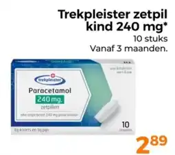Trekpleister Trekpleister zetpil kind 240 mg aanbieding