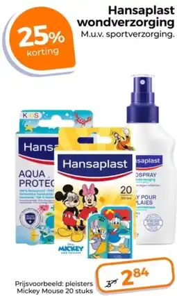 Trekpleister Hansaplast wondverzorging aanbieding