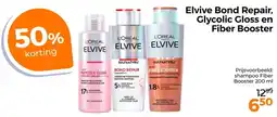 Trekpleister Elvive Bond Repair, Glycolic Gloss en Fiber Booster aanbieding
