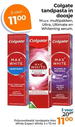 Trekpleister Colgate tandpasta in doosje aanbieding