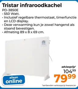 Trekpleister Tristar infraroodkachel aanbieding