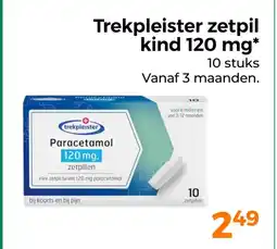 Trekpleister Trekpleister zetpil kind 120 mg aanbieding