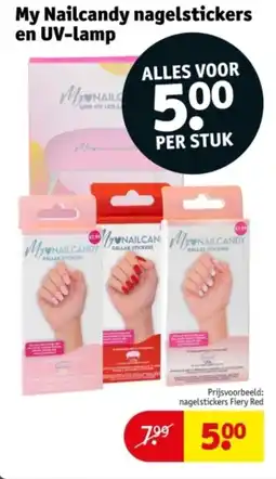 Kruidvat My Nailcandy nagelstickers en UV-lamp aanbieding