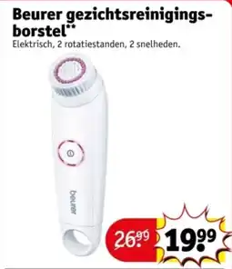 Kruidvat Beurer gezichtsreinigings- borstel aanbieding