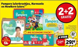 Kruidvat Pampers luierbroekjes harmonie en newborn luiers aanbieding