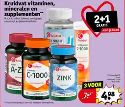 Kruidvat Kruidvat vitaminen mineralen en supplementen aanbieding