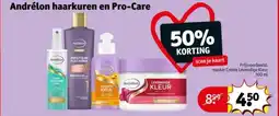 Kruidvat Andrélon haarkuren en Pro-Care aanbieding