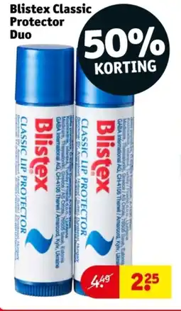 Kruidvat Blistex classic protector duo aanbieding