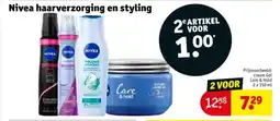Kruidvat Nivea haarverzorging en styling aanbieding
