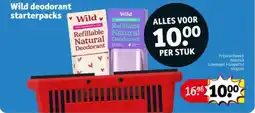 Kruidvat Wild deodorant starterpacks aanbieding