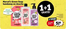 Kruidvat Marcel's green soap handzeep en douche aanbieding