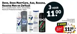 Kruidvat Dove Dove Men+Care Axe Rexona Rexona Men en Zwitsal aanbieding