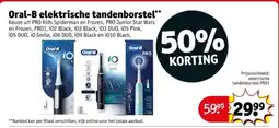 Kruidvat Oral-b elektrische tandenborstel aanbieding