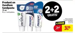 Kruidvat Prodent en zendium tandpasta aanbieding