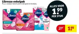 Kruidvat Libresse enkelpak aanbieding