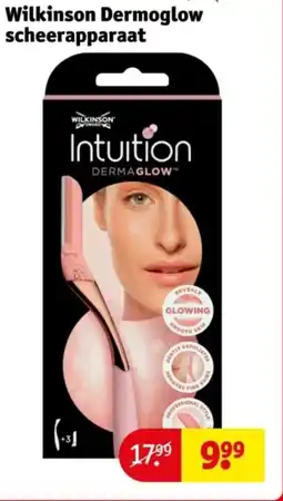 Kruidvat Wilkinson dermoglow scheerapparaat aanbieding