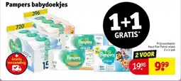 Kruidvat Pampers babydoekjes aanbieding