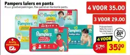 Kruidvat Pampers luiers en pants aanbieding
