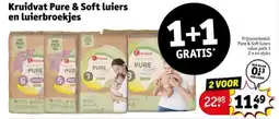 Kruidvat Kruidvat pure & soft luiers en luierbroekjes aanbieding