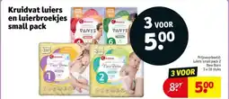 Kruidvat Kruidvat luiers en luierbroekjes small pack aanbieding