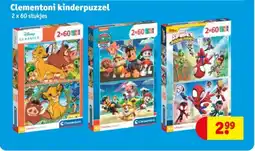 Kruidvat Clementoni kinderpuzzel aanbieding