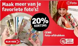 Kruidvat CEWE foto-afdrukken aanbieding