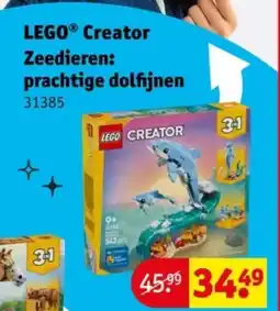 Kruidvat LEGO Creator Zeedieren prachtige dolfijnen aanbieding