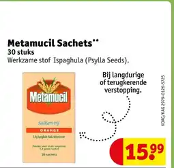 Kruidvat Metamucil Sachets aanbieding
