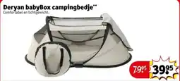 Kruidvat Deryan babybox campingbedje aanbieding