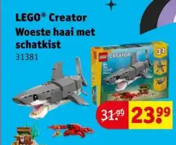 Kruidvat LEGO Creator Woeste haai met schatkist aanbieding