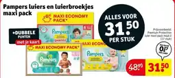Kruidvat Pampers luiers en luierbroekjes maxi pack aanbieding