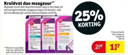 Kruidvat Kruidvat duo maagzuur aanbieding