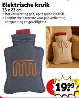 Kruidvat Elektrische kruik aanbieding