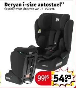 Kruidvat Deryan i-size autostoel aanbieding