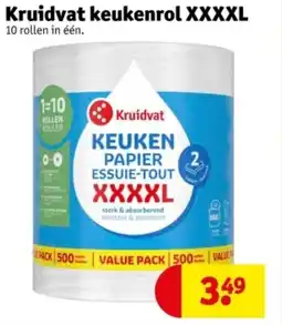 Kruidvat Kruidvat keukenrol XXXXL aanbieding