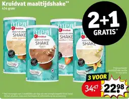 Kruidvat Kruidvat maaltijdshake aanbieding
