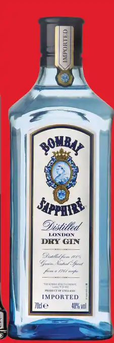 Gall & Gall Bombay Sapphire dry gin 700ml aanbieding