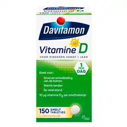 Kruidvat Davitamon Vitamine D Kind Smelttabletten aanbieding