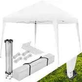 Praxis Tectake - Tuinpaviljoen Linosa Opvouwbaar 3x3m - In Hoogte Verstelbare Poten - Wit aanbieding