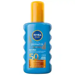 Kruidvat NIVEA Sun Protect & Bronze SPF50 Zonnebrandspray aanbieding