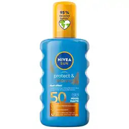 Kruidvat NIVEA Sun Protect & Bronze SPF50 Zonnebrandspray aanbieding