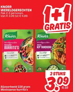 Dekamarkt Knorr wereldgerechten aanbieding