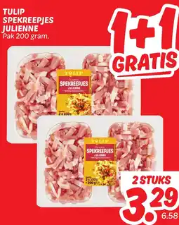 Dekamarkt Tulip spekreepjes julienne aanbieding